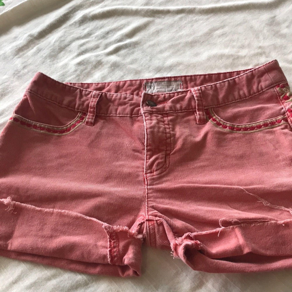 Free People Embroidered shorts